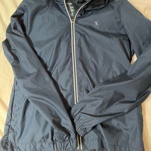 danskin navy lightweight rain jacket